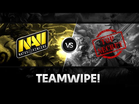 Teamwipe by Na`Vi vs Team Secret @ SLTV StarSeries X