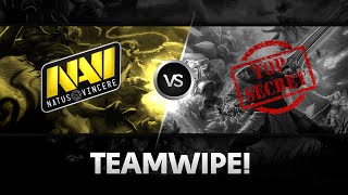 Teamwipe by Na`Vi vs Team Secret @ SLTV StarSeries X