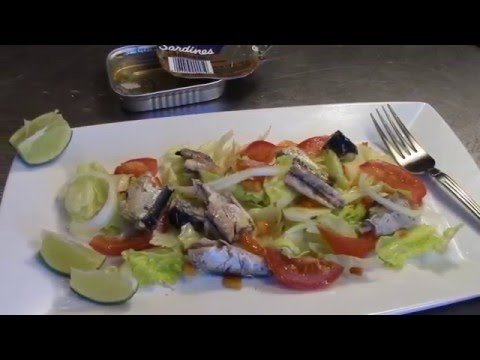 Como hacer ensalada sardina