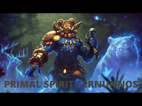 ONE OF THE BEST NEW SKINS IN THE GAME | SMITE CERNUNNOS PRIMAL SPIRIT SKIN