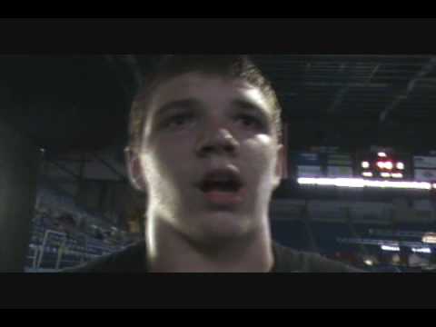 Cadet Freestyle 189 lbs. champion Austin Marsden of Illinois