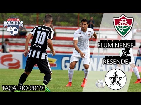 FLUMINENSE 1X1 RESENDE - TAÇA RIO I 01-03-19