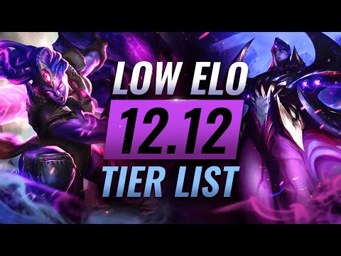 LOW ELO Patch 12.12 Tier List: Best Champs to Climb - League of Legends Season 12