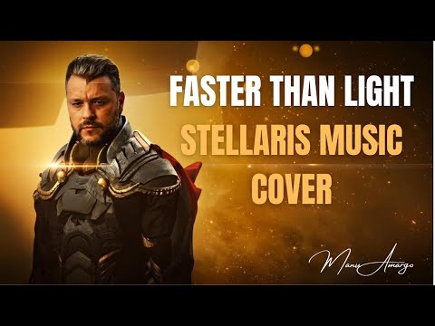 Faster Than Light – Stellaris Music Cover | Visual Journey with Guitar & AI