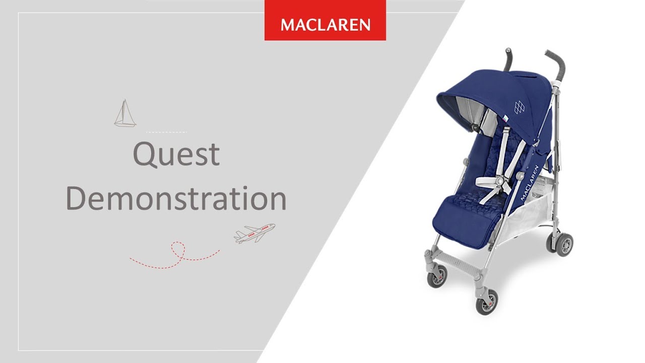 Maclaren Quest коляска-трость denim indigo WM1Y043312