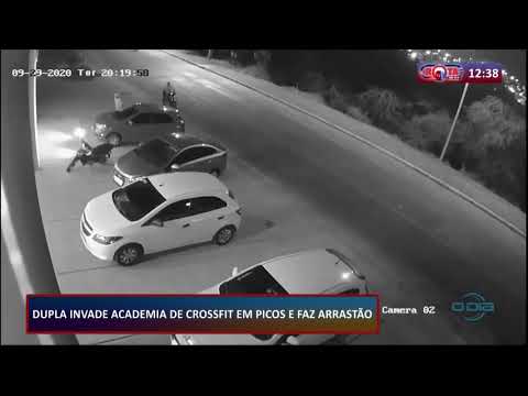 Dupla invade academia de Crossfit em Picos e realiza arrastaÌƒo 30 09 2020