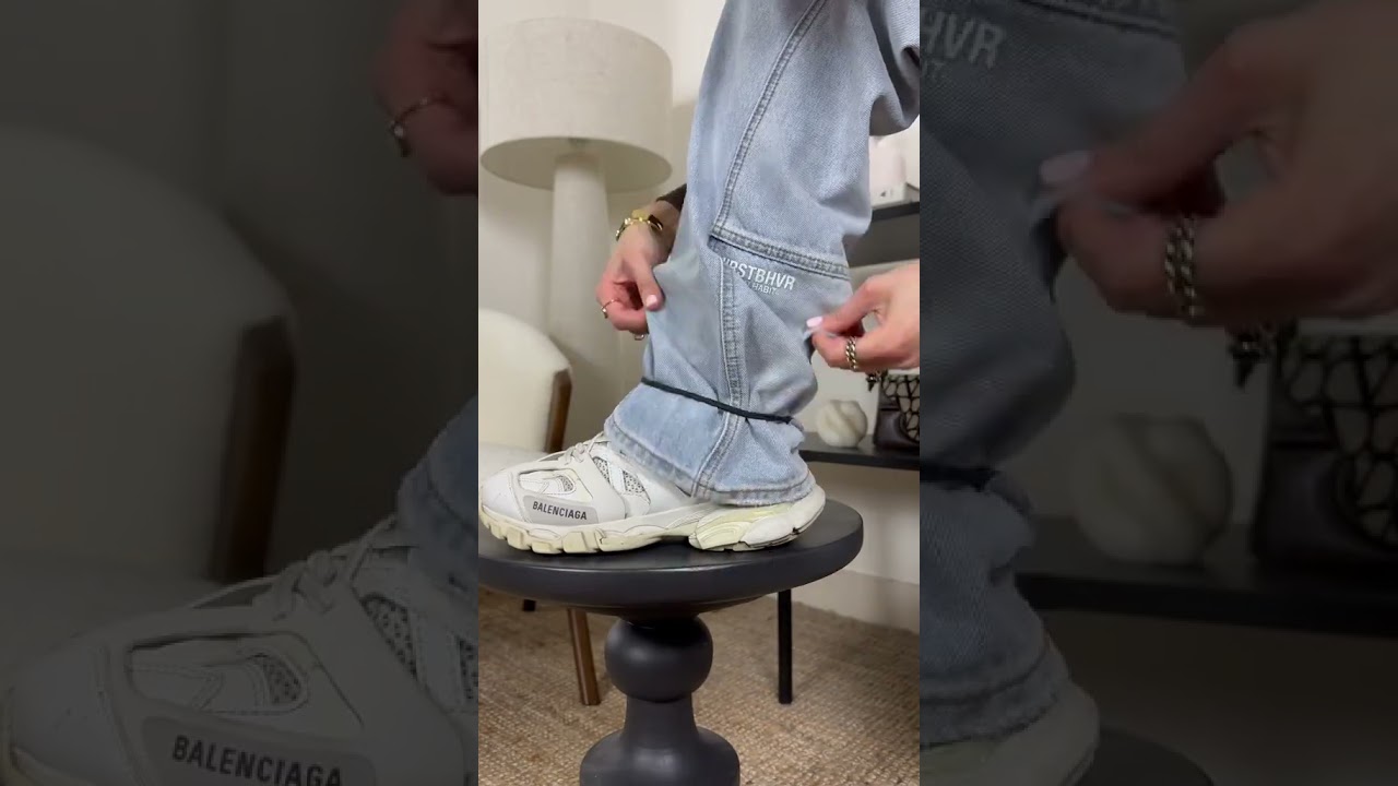 How to fix ANY TOO LONG JEANS/PANTS 👖🤯 #shorts #fashion #hack #outfit #grwm #howto #tiktok bobrownn