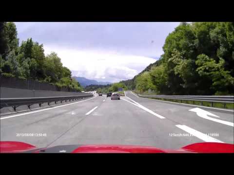 Klagenfurt, Austria to Villach Austria (Rollei CarDVR-110)