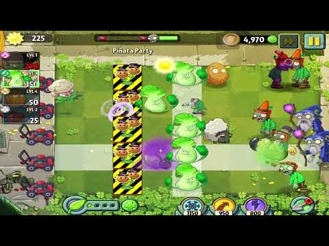 Piñata Party #28: Caulipower (speed up) | Plants Vs Zombies 2