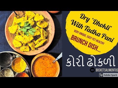 Watch Dry "Dhokli" with Tadka Paani video