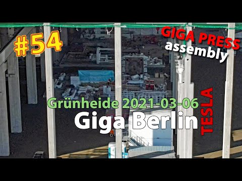 #54 Tesla Giga Berlin • 2021-03-06 • Gigafactory 4K