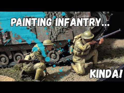 How to paint realistic WW2 British Infantry Uniform - Without Going INSANE?