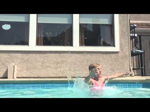 Pool Swimming - Callie Jump - Residence Inn - 7.29.15