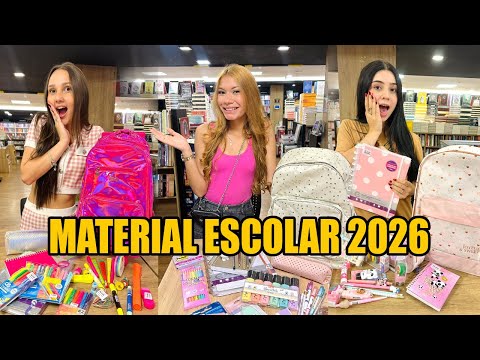 Comprando Material escolar 2026 -