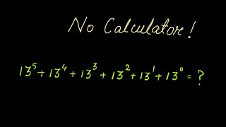 Can you solve it without calculator?