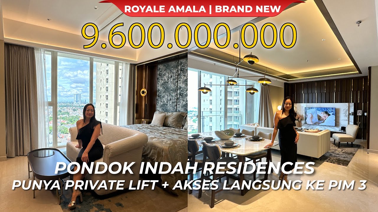 Apartemen 3 Kamar Royal Amala di Pondok Indah Residence Jakarta