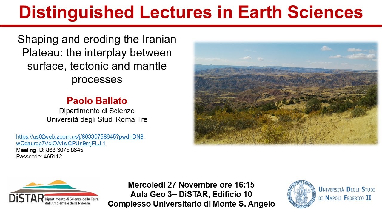 Distinguished Lectures in Earth Sciences