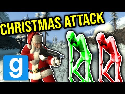 PROTECTING SANTA FROM SCP-096!! (gmod scp)