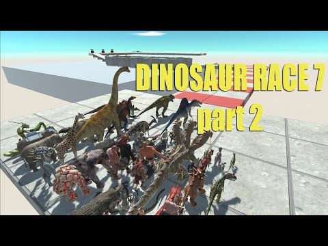 DINOSAUR RACE 7 PART 2 - Animal Revolt Battle Simulator