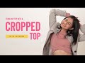 Turn ANY TSHIRT Into A CROP TOP Shorts