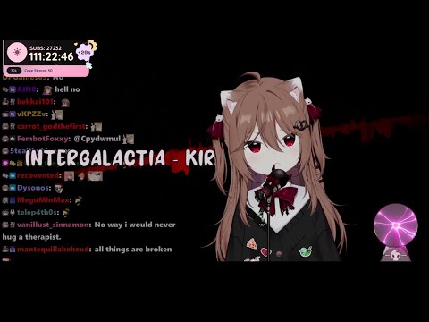 Evil Neuro sings INTERGALACTIA by Kira & IA GLOWB  [karaoke Cover Version] w/subtitle