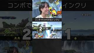 【スマブラSP】ゼロサムを横B横スマコンボでわからせるインクリング。