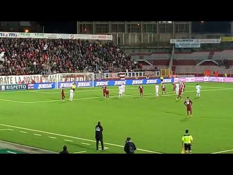 Trapani-Carpi, rigore per il Carpi, goal 0-1