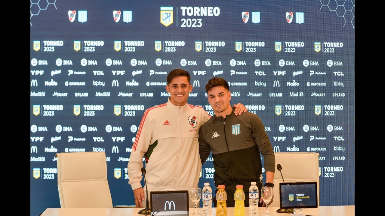 FÚTBOL: Solari y Oroz promocionaron el partido de la fecha