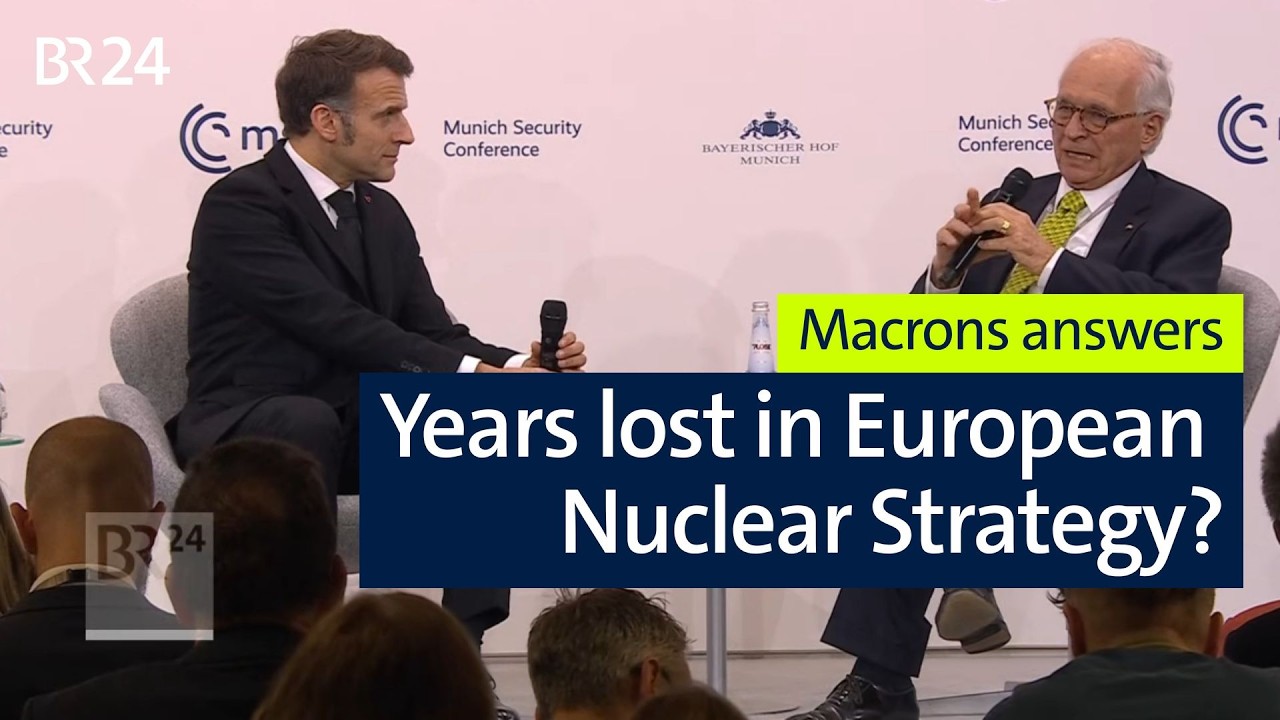 Questions to Emmanuel Macron about European Security | MSC 2026 | BR24