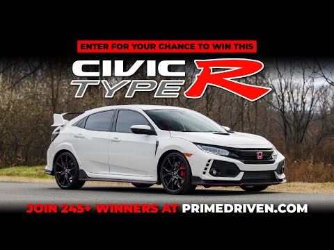 WIN from Prime Driven: The Civic Type-R You’ve Always Wanted — Championship White over Red Interior