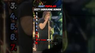 Most popular Ozzy Osbourne songs #OzzyOsbourne #BlackSabbath #HeavyMetal #RockIcon #RIPOzzyOsbourne