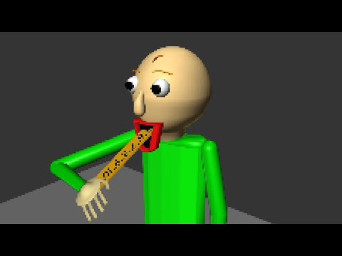 Baldi eats his ruler (GONE WRONG) - Baldi's Basics animation