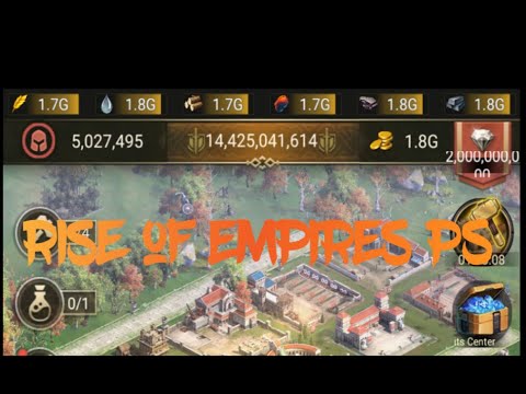 RISE OF EMPIRES PRIVATE SERVER 2000M DIAMOMDS AND UNLIMITED RSS