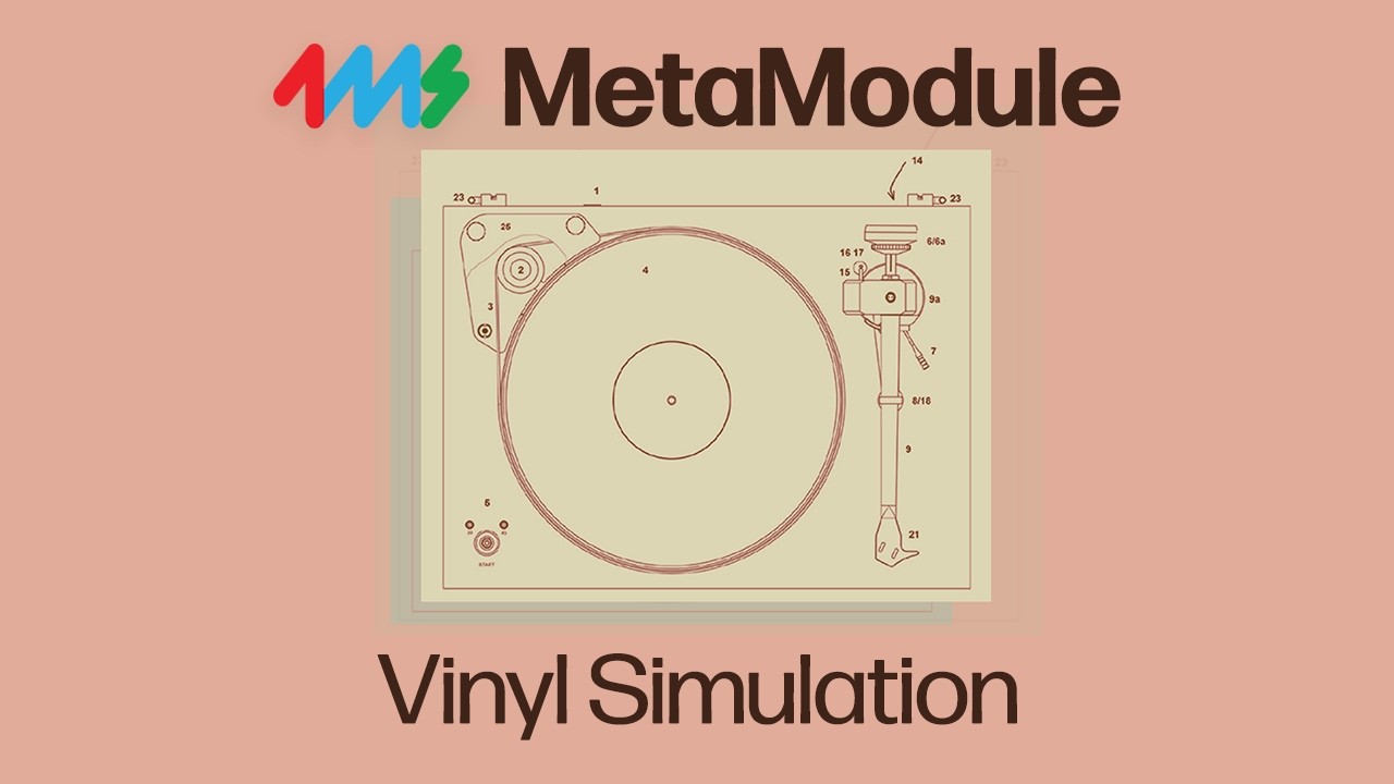 MetaModule Tutorials: Vinyl Simulation Patch