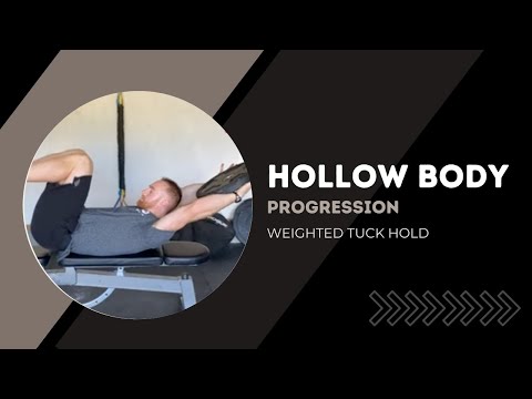 Hollow Body Hold Challenging Progression | Weighted Tuck Hold | K Squared Fitness