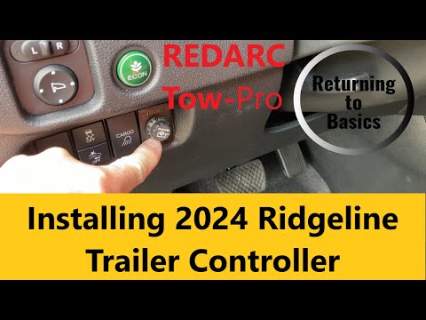 Installing REDARC Trailer Controller 2024 Honda Ridgeline