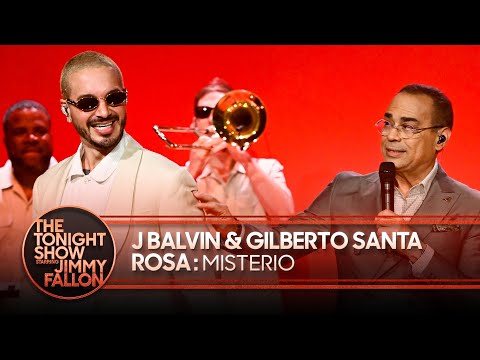 J Balvin and Gilberto Santa Rosa: Misterio | The Tonight Show Starring Jimmy Fallon