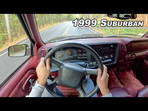 1999 Chevrolet Suburban 2500 - Driving The Big Block 454ci V8 Family Hauler (POV)