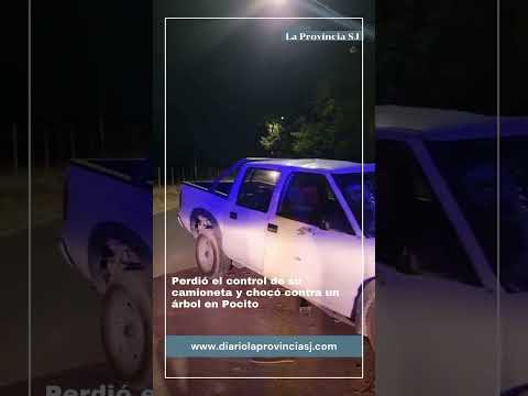 Fuerte choque en Pocito, San Juan