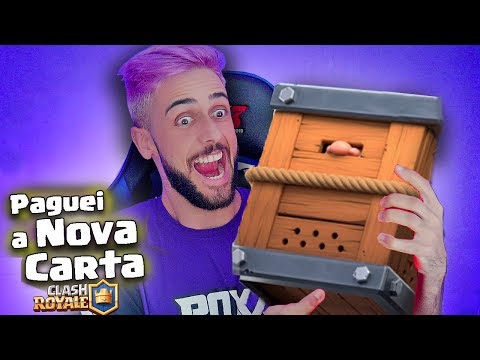 PEGUEI A NOVA CARTA ENCOMENDA REAL NO CLASH ROYALE