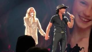 Tim McGraw and Faith Hill- It&#39;s Your Love live in Spokane