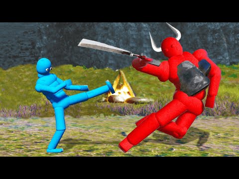 Making NPCs Fight (with active ragdoll physics)