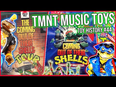 TMNT The Coming Out Of Their Shells Tour! TOY HISTORY #44