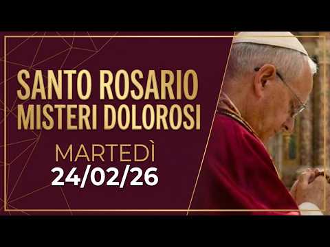 Santo Rosario 24 Febbraio | FERITE CHE NESSUNO VEDE 🩹 (Misteri Dolorosi)