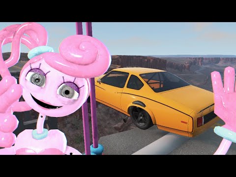Mommy Long Legs vs Car | Poppy Playtime in BeamNG | Fatal Crash 5
