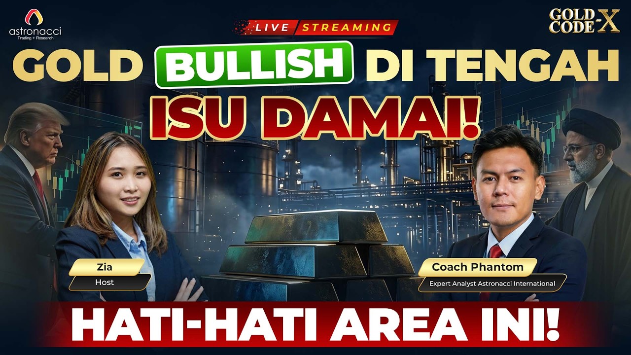 GOLD Bullish di Tengah Isu Damai Timur Tengah. Ini Area Krusial Yang Wajib Kamu Perhatikan!