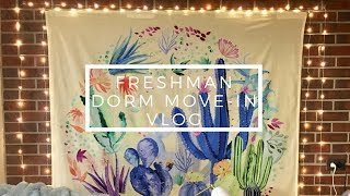 Freshman Dorm Move-In Vlog