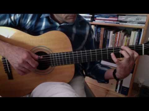 Jerry Reed's intro of "Georgia on my Mind" on H174 Harmony guitar