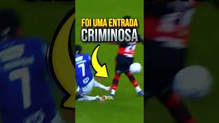 Entrada CRIMINOSA em BRUNO HENRIQUE, do FLAMENGO!