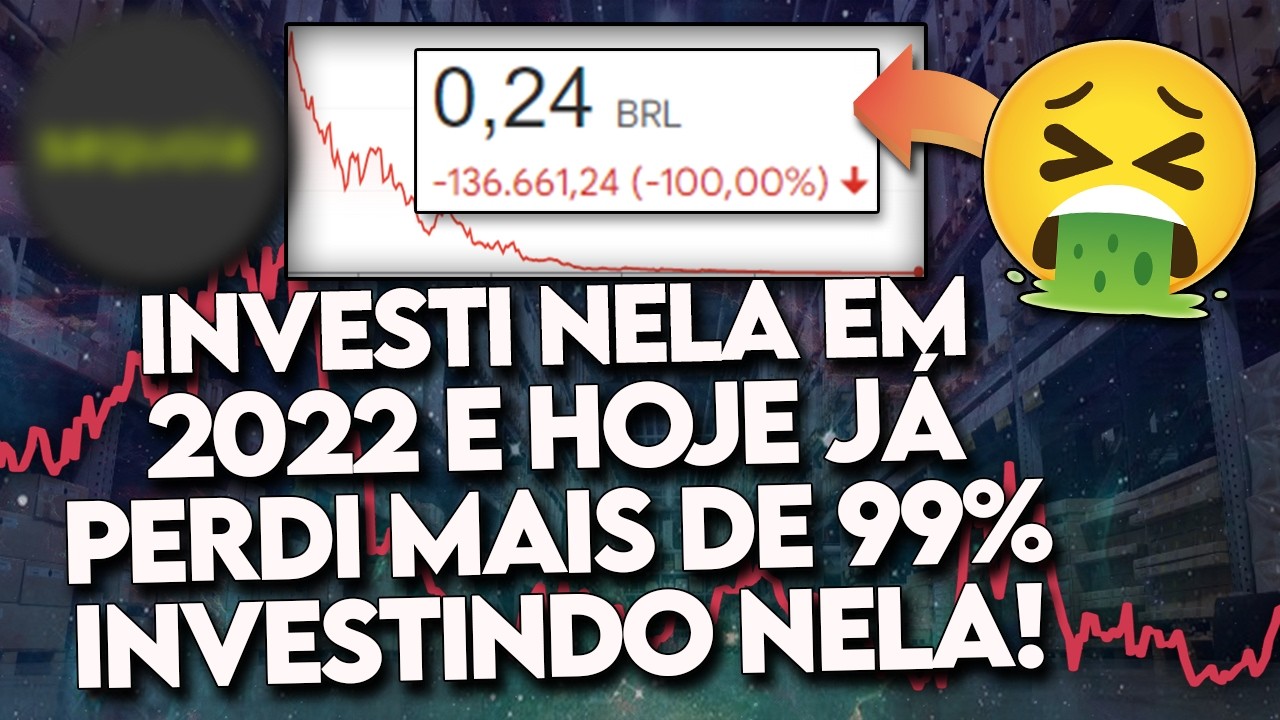 5 AÇÕES que eu PERDI MUITO DINHEIRO na BOLSA! (O que APRENDI com esses ERROS? Me ARREPENDI?) - TOP 5